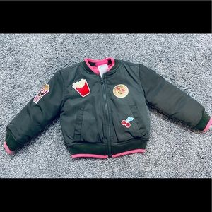 NWOT Kidtopia girls bomber jacket 18m❤️